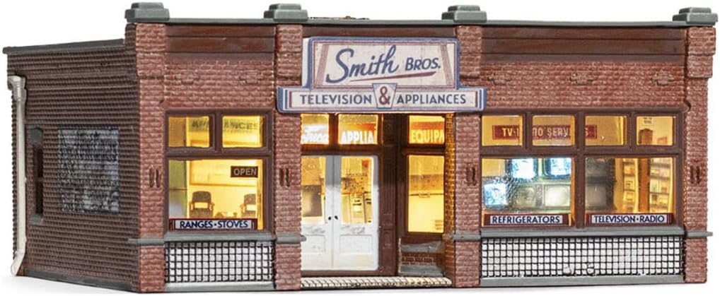 Built & Ready® "Smith Brothers TV & Appliance Store", N Scale