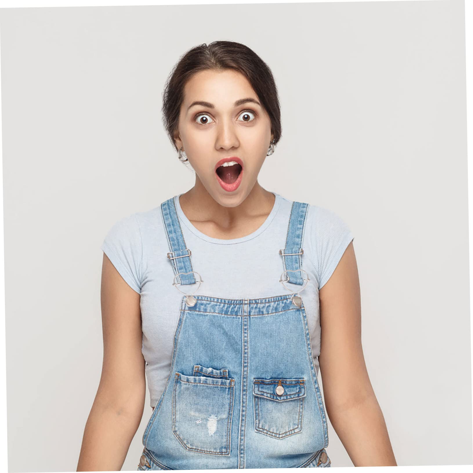 SHINEOFI 40stücke Herzförmige Schnallen Für -projekte Strapazierfähige Und Stilvolle Kleidung Accessoires Für Overalls Rucksäcke Und Mehr