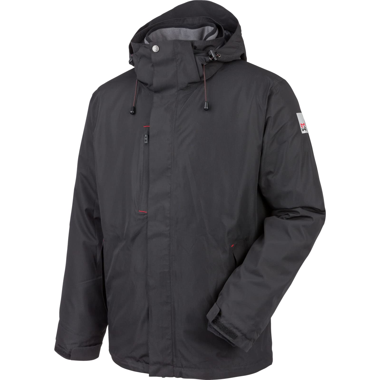 WÜRTH MODYF Chaqueta de invierno para hombre, parka 3 en 1, color azul, parka impermeable para climas tormentosos, con chaqueta de forro polar integrada, en las tallas XS - 4XL