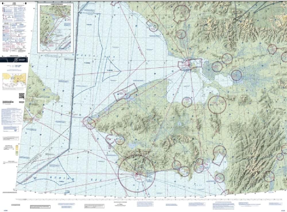 Expired FAA Nome Sectional Chart (SNOM) Wrapping Paper