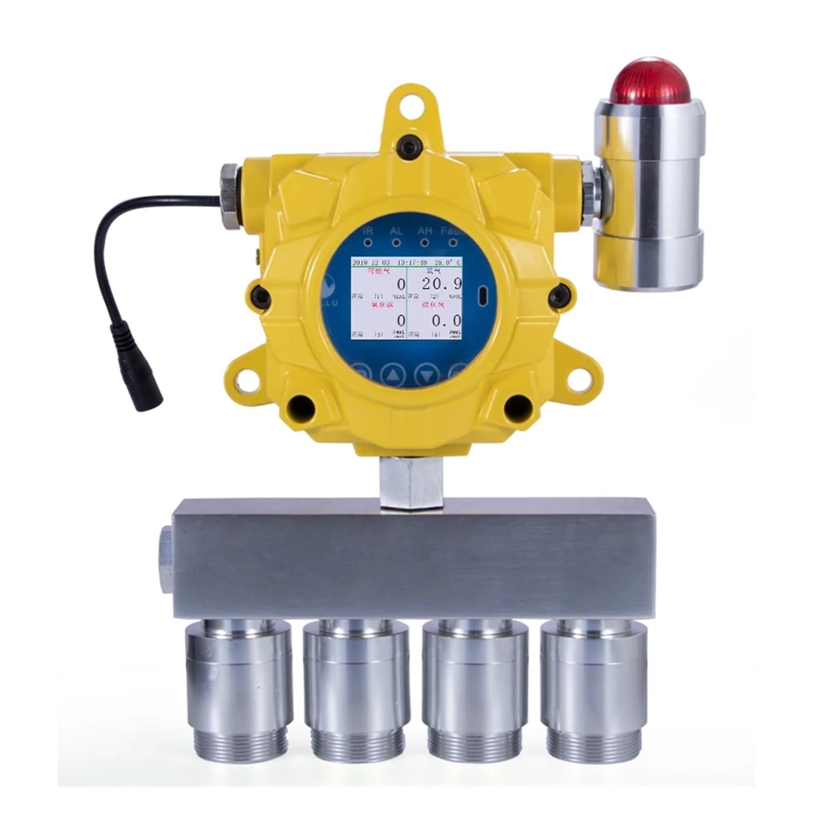 Rilevatore di allarme gas industriale NOX SO2 0-1000PPM Monitor antideflagrante