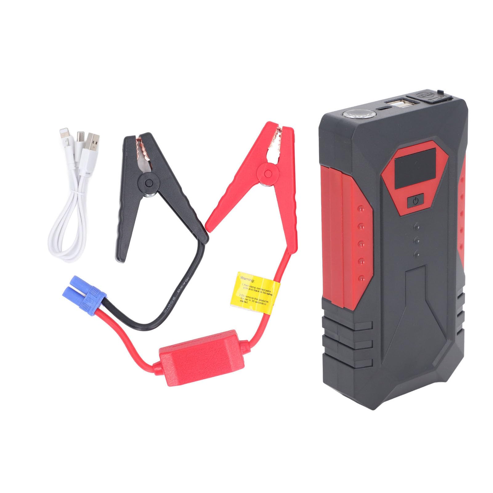 Hyuduo Cargador de Batería para Automóvil, Arrancador de Litio Portátil de 18800 MAh, Salida USB para Teléfonos Inteligentes y Tabletas, Ideal para Asistencia de Emergencia en Carretera