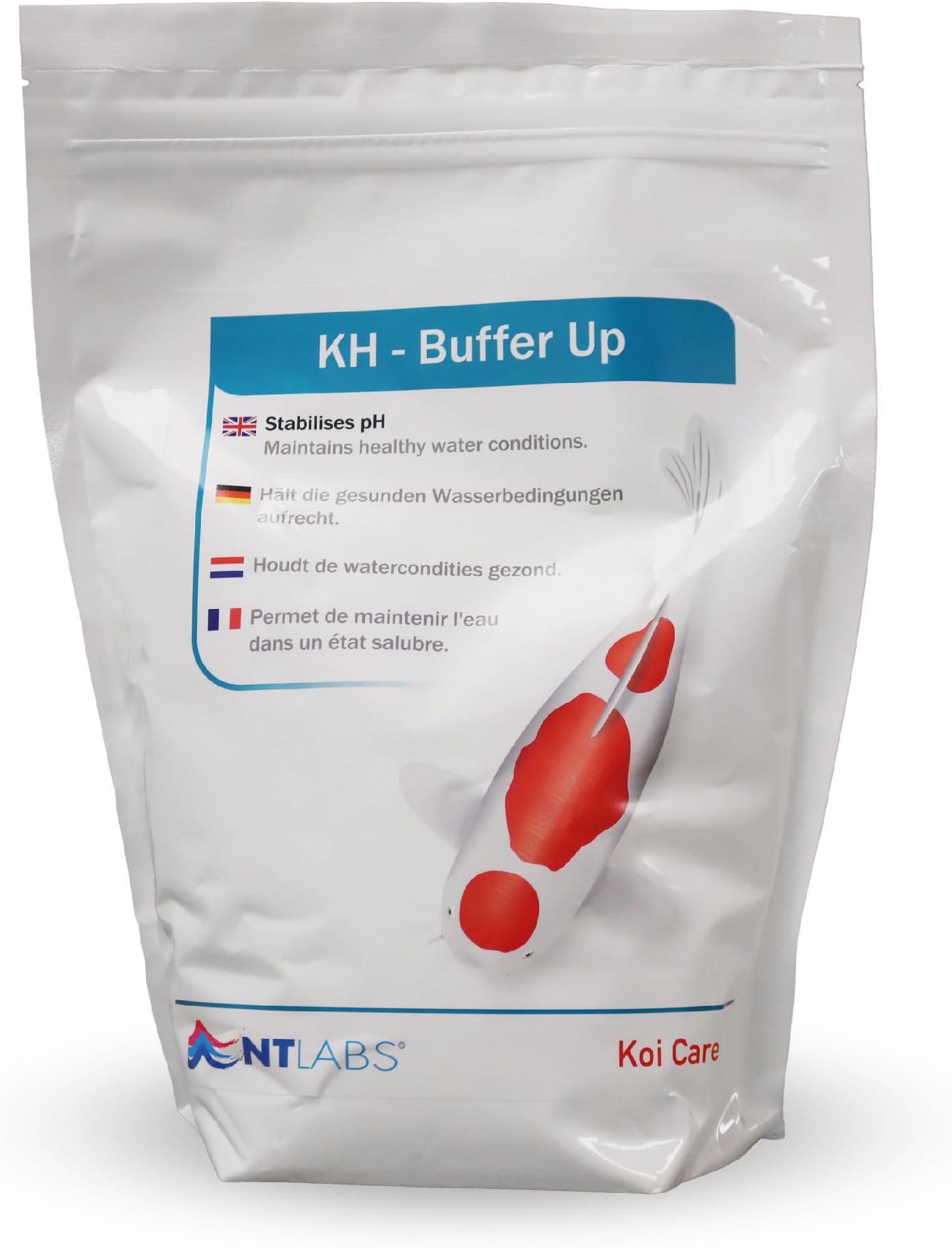 NT Labs Koi Care KH Buffer Up, Increases Carbonate Hardness of Pond Water, Maintains Pond Water Quality, Provides the Optimal Habitat for Your Fish and Other Pond Life, 1.5kg