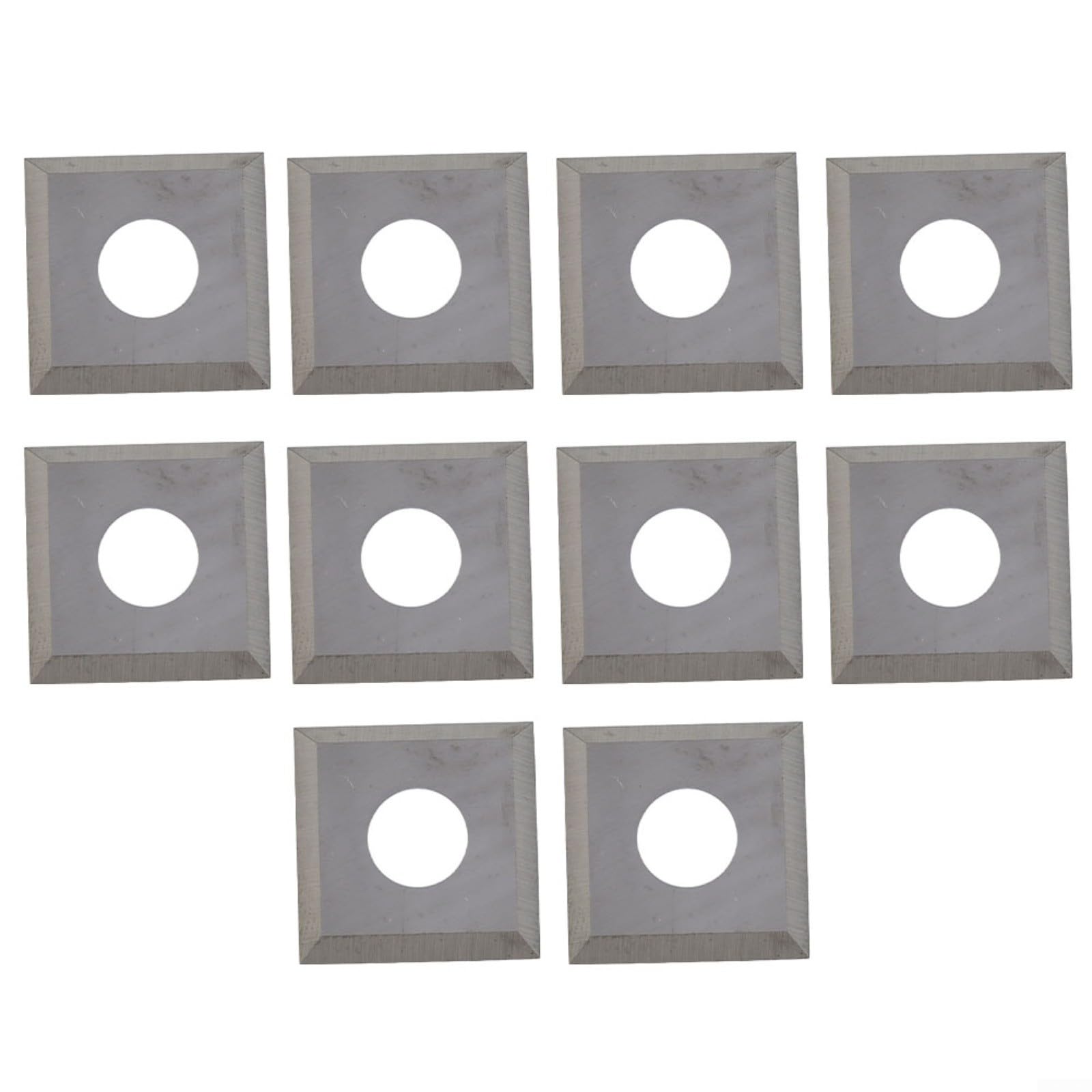 10 piezas de plaquitas de metal duro 14,6 x 14,6 x 2,5 mm 30° R150 4R0.5 para carpintería, cinceles rotativos, fresado de madera contrachapada