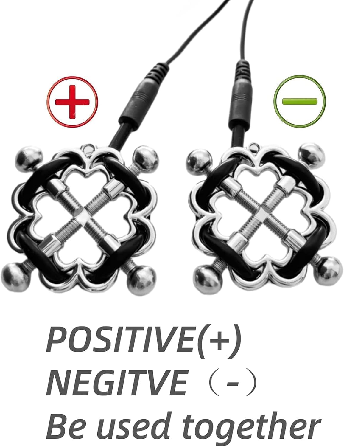 Estimulación eléctrica Pinzas para pezones Estimulación eléctrica Abrazadera de metal Pecho ajustable Pinzas de control remoto y descarga eléctrica Juguetes eróticos sm Bondage para parejas y adultos
