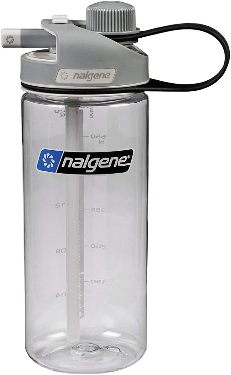 Nalgene Tritan 20oz MultiDrink BPA-Free Water Bottle, Blue