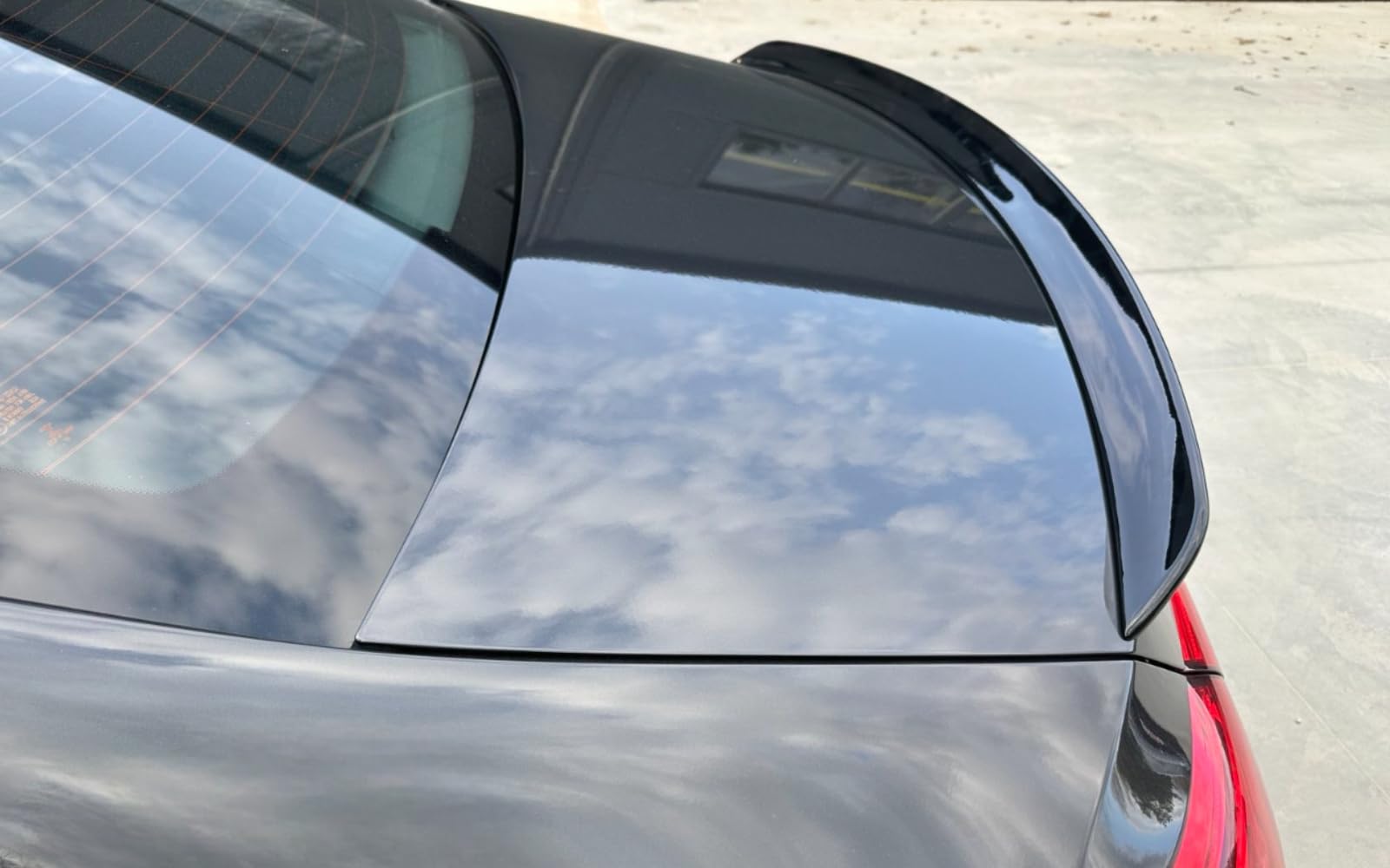 MpTuned Spoiler posteriore MB C257 nero lucido per bagagliaio CLS classe C257 2018-2023 anno modelli Performance Tuning Restyling
