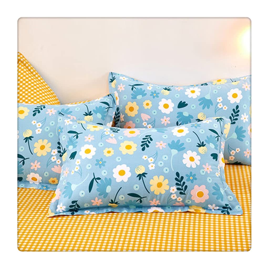 Cotton Fresh Small Cute Pillow Case Fashion Decoration Household Bed Bedding(Style G)