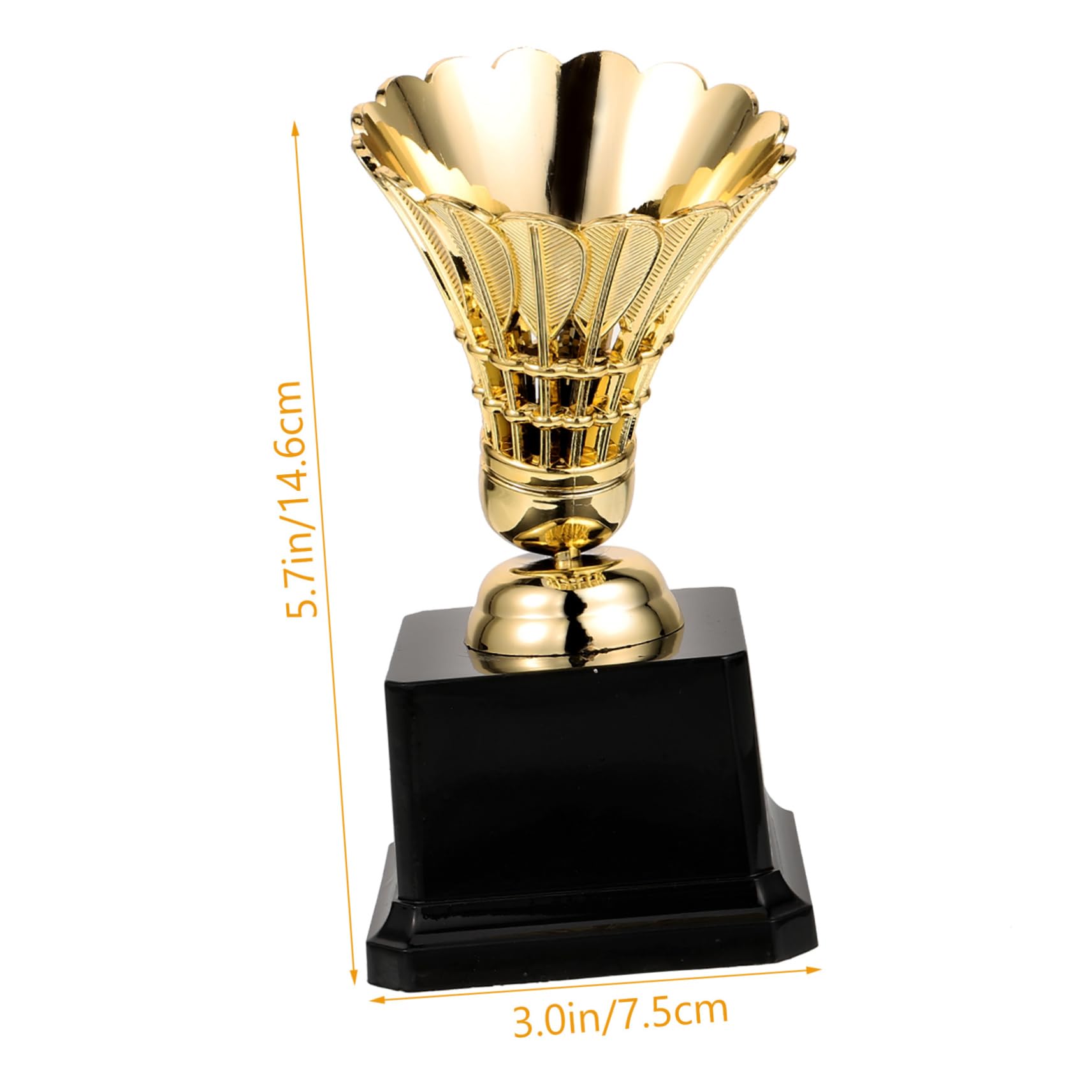 UKCOCO Badminton Award Medal Trophy Decor Competition Trophy for Sports