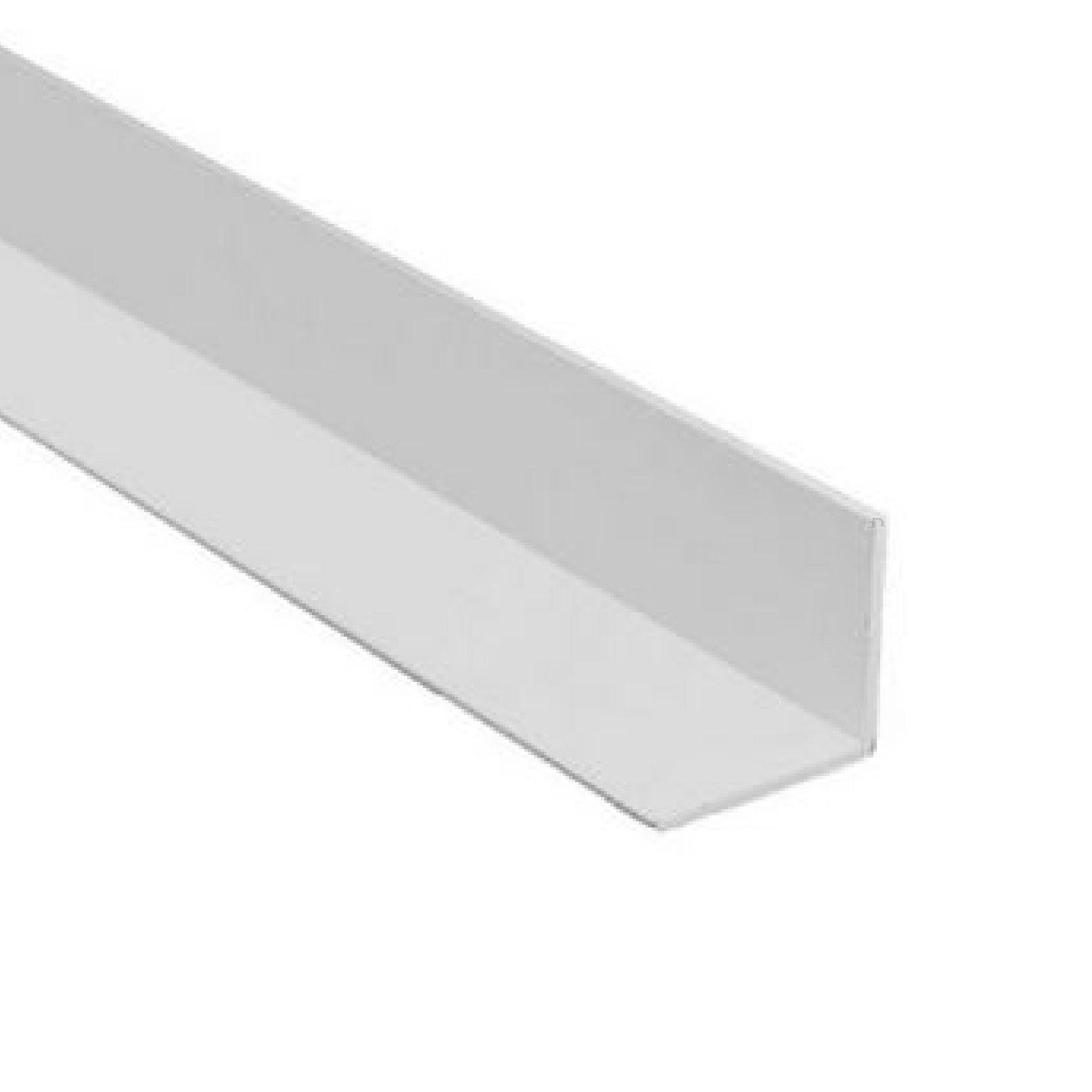 Smarthome White 1.2 Metre Upvc Plastic Rigid Angle 25Mm X 25Mm Trim Lengths 90 Degree - Pack Size: 4