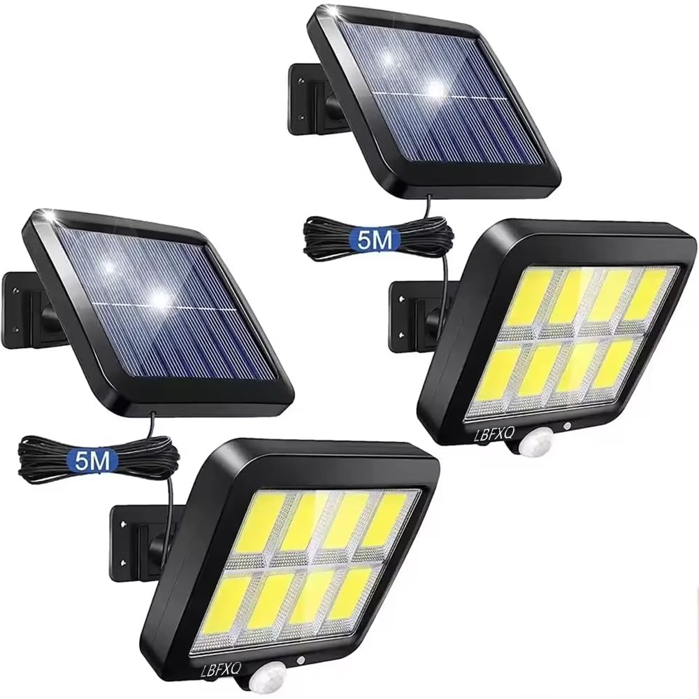 LBFXQ 【アップグレードモデル 160LED】センサーライト 2個 ソーラー…