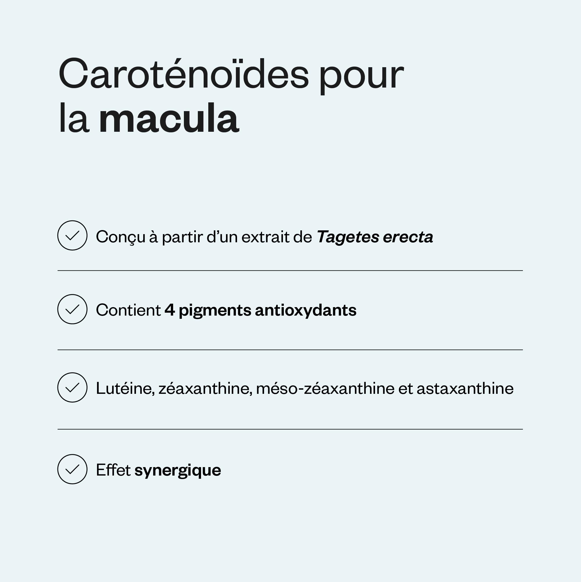 Macula Plus - Complément alimentaire pour la Vision - Soutien de la Macula - Santé Oculaire - Fatigue Oculaire - Lutéine et Zéaxanthine – 60 softgels – SuperSmart