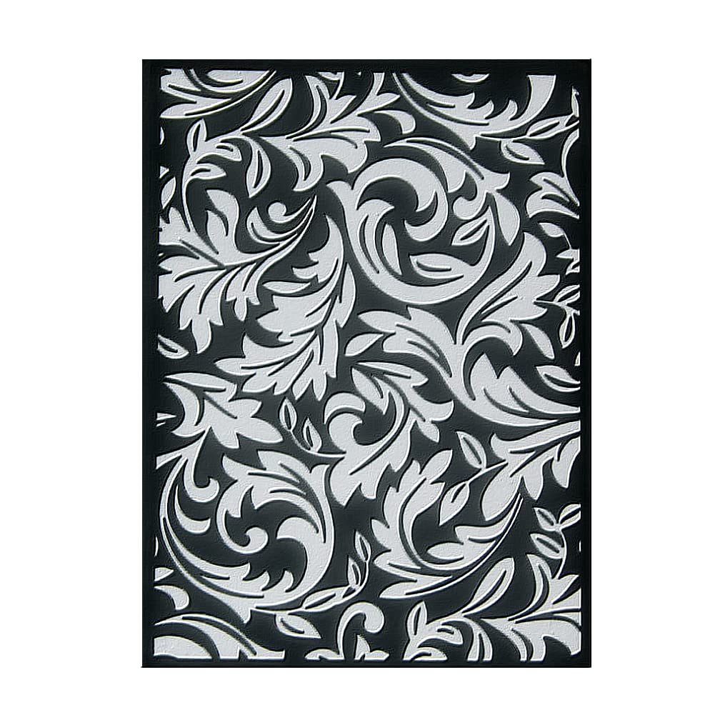 Plastic Embossing Folder (4-1/8''x5-13/16''|Leaves Pattern) Paper Crafts Plastic Textured Impressions for Card Making Scrapbooking