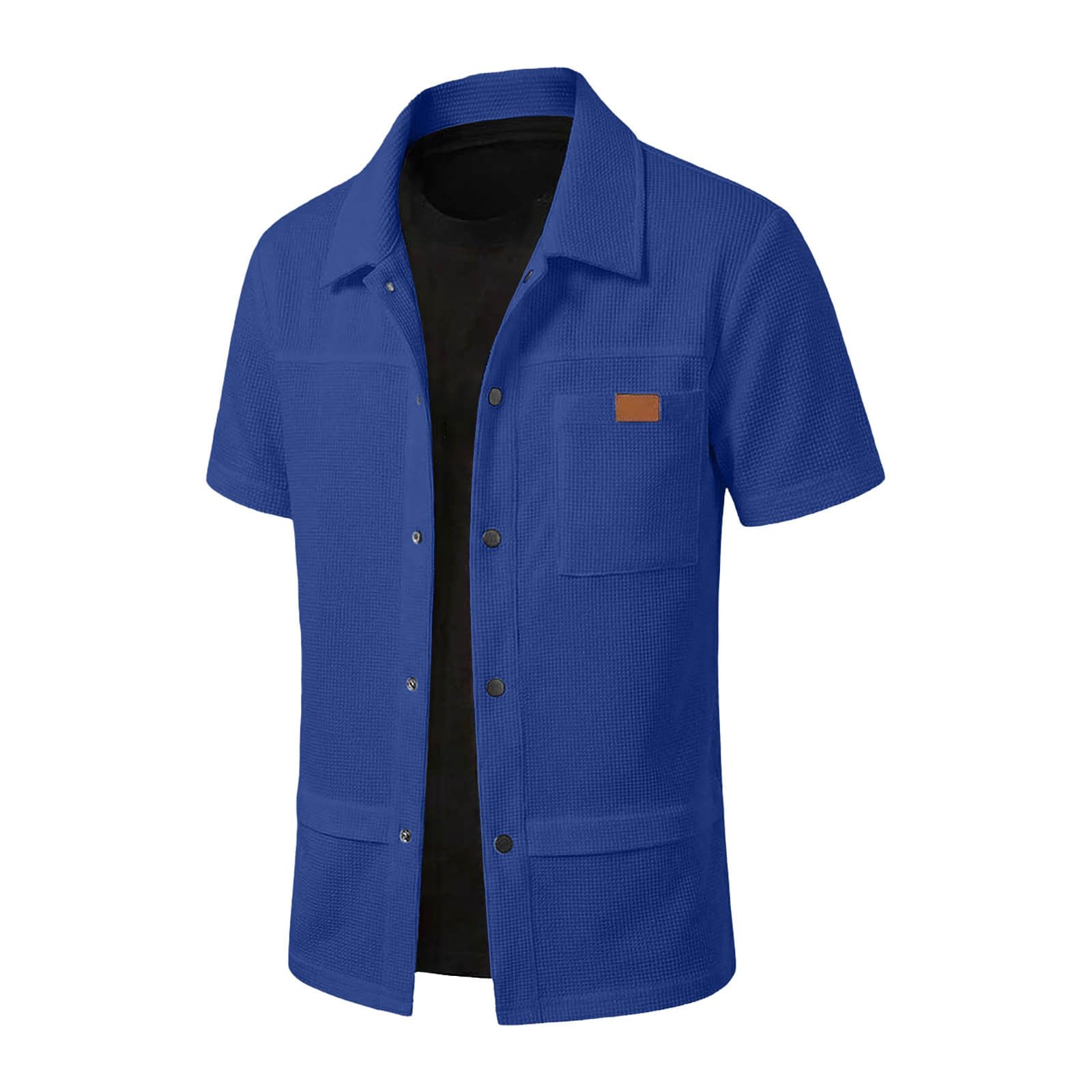 Herren Sommer Outfit Set Hemd Und Hose 2 Teiliges Cargohose Leichte Sommeranzug Freizeitanzug