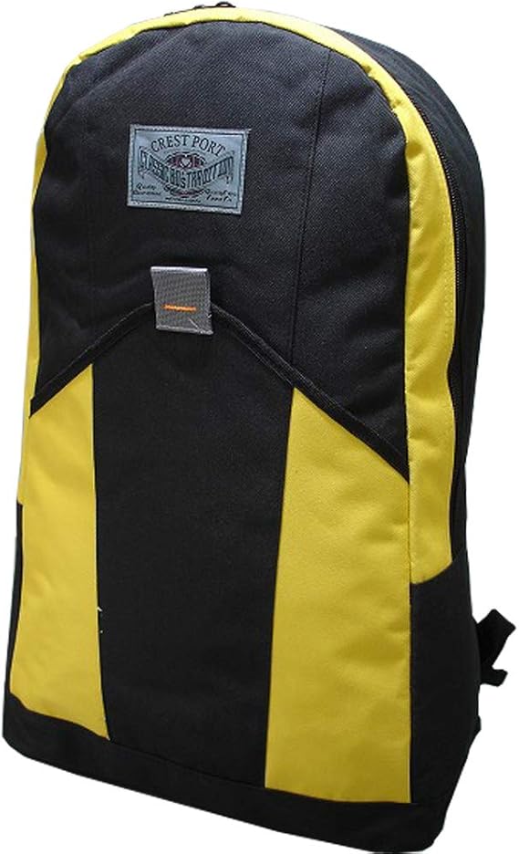 Amazon Co Jp リュックサック Crest Port クレストポート デイパック アウトドア 登山 大容量 リュック ナイロン No 9068 イエロー Yellow シューズ バッグ