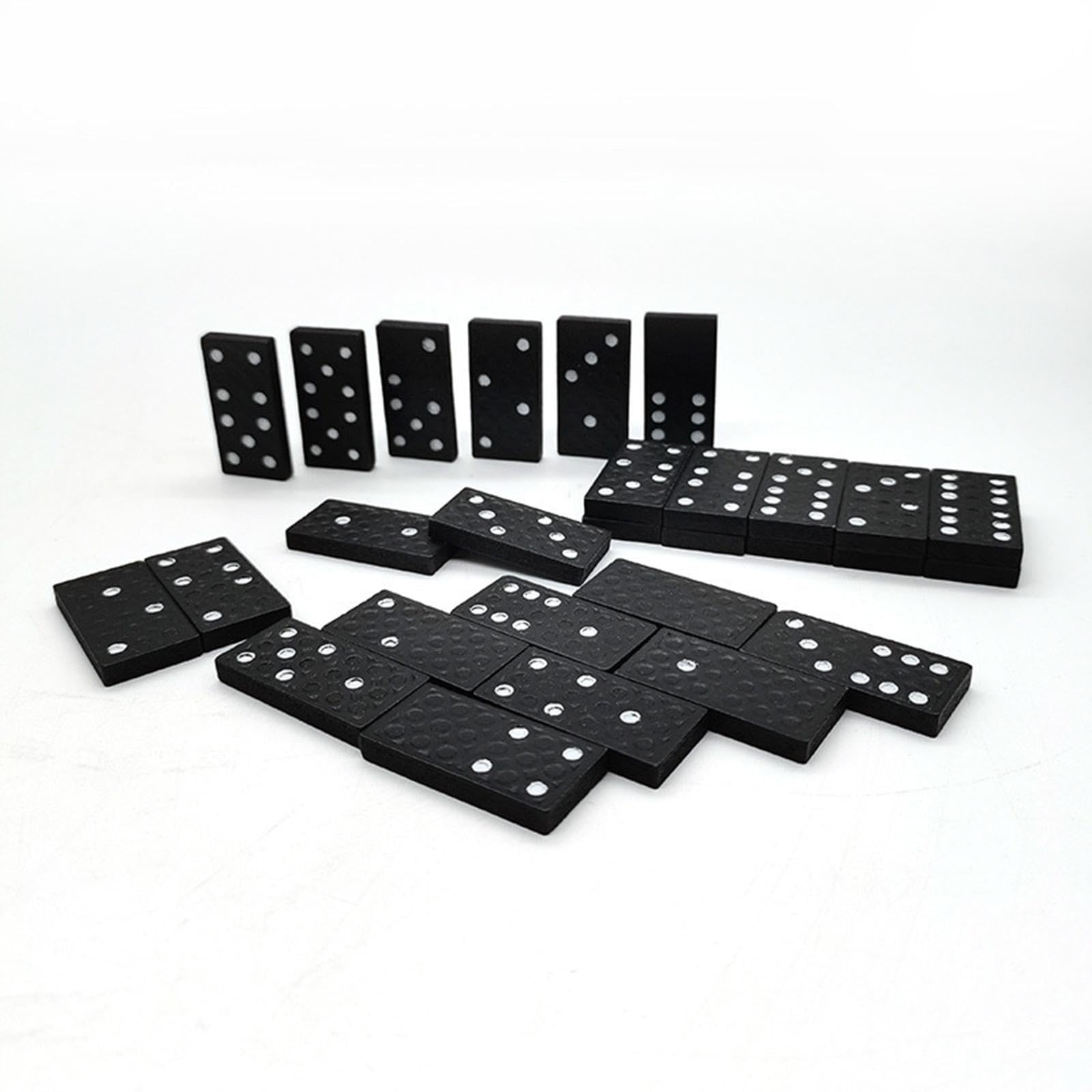 Juego de Dominó Doble, Juego de Viaje con Fichas de Madera.