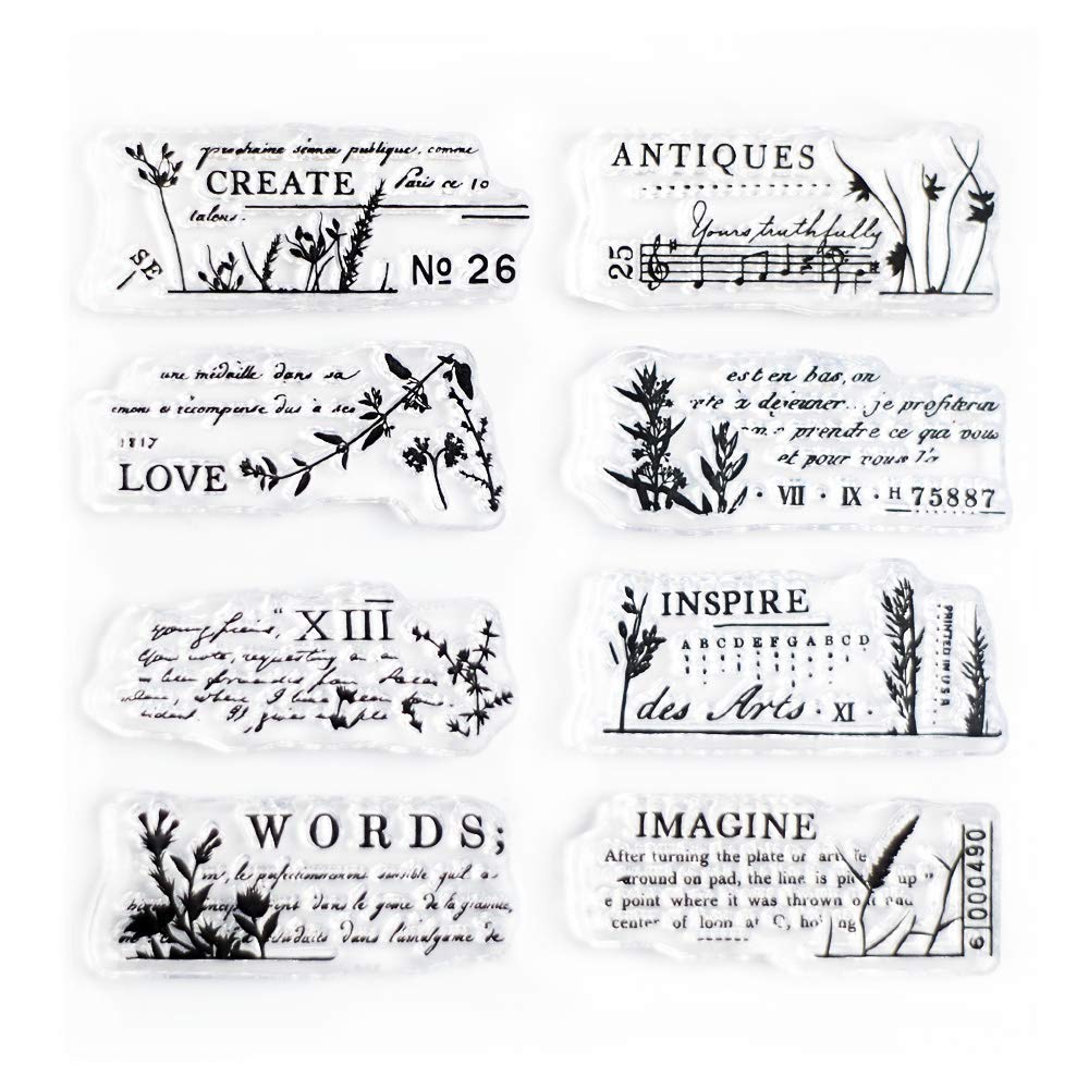 Tampons transparents scrapbooking pour personnaliser vos carnets de voyage
