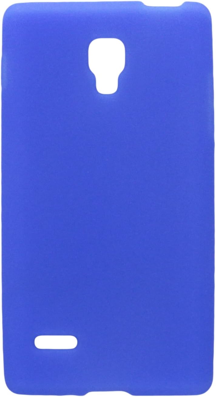 Eagle Cell SCLGP769S02 Barely There Slim and Soft Skin Case for LG Optimus L9/Optimus 4G P769 - Retail Packaging - Blue