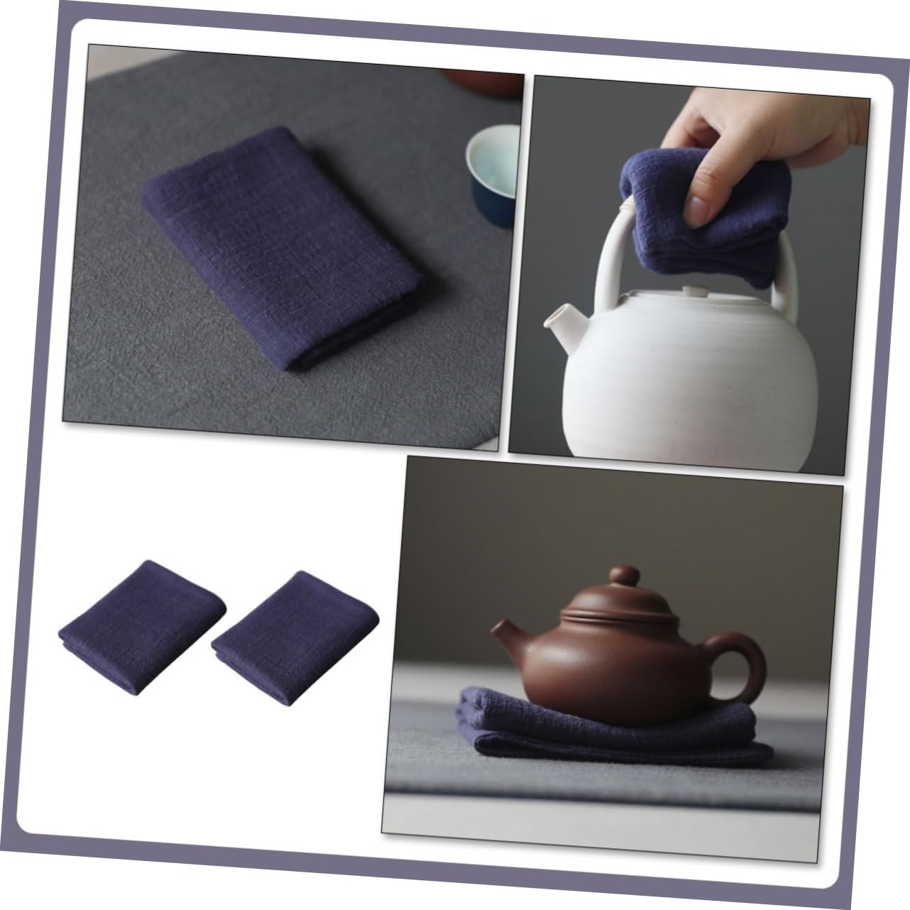 FRCOLOR 10 Piezas Paño De Cocina Paños De Cocina De Microfibra Trapos De Limpieza De Microfibra Paño para Lavar Platos Paños De Cocina Amarillos Trapo De Limpieza Sabana De Algodon Blue