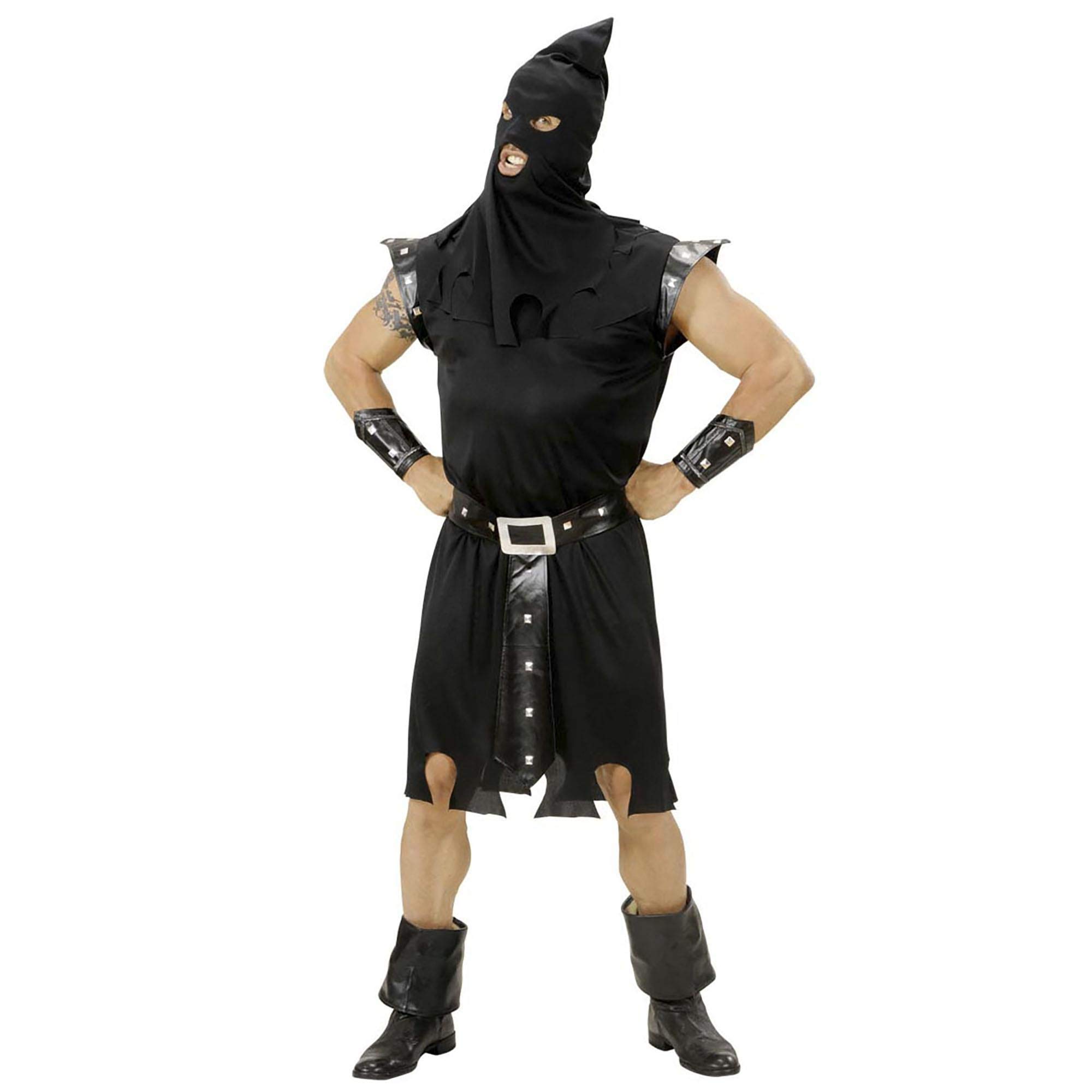 W WIDMANN MILANO Party Fashion - Costume da boia, nero, Medioevo, costumi di carnevale, Halloween