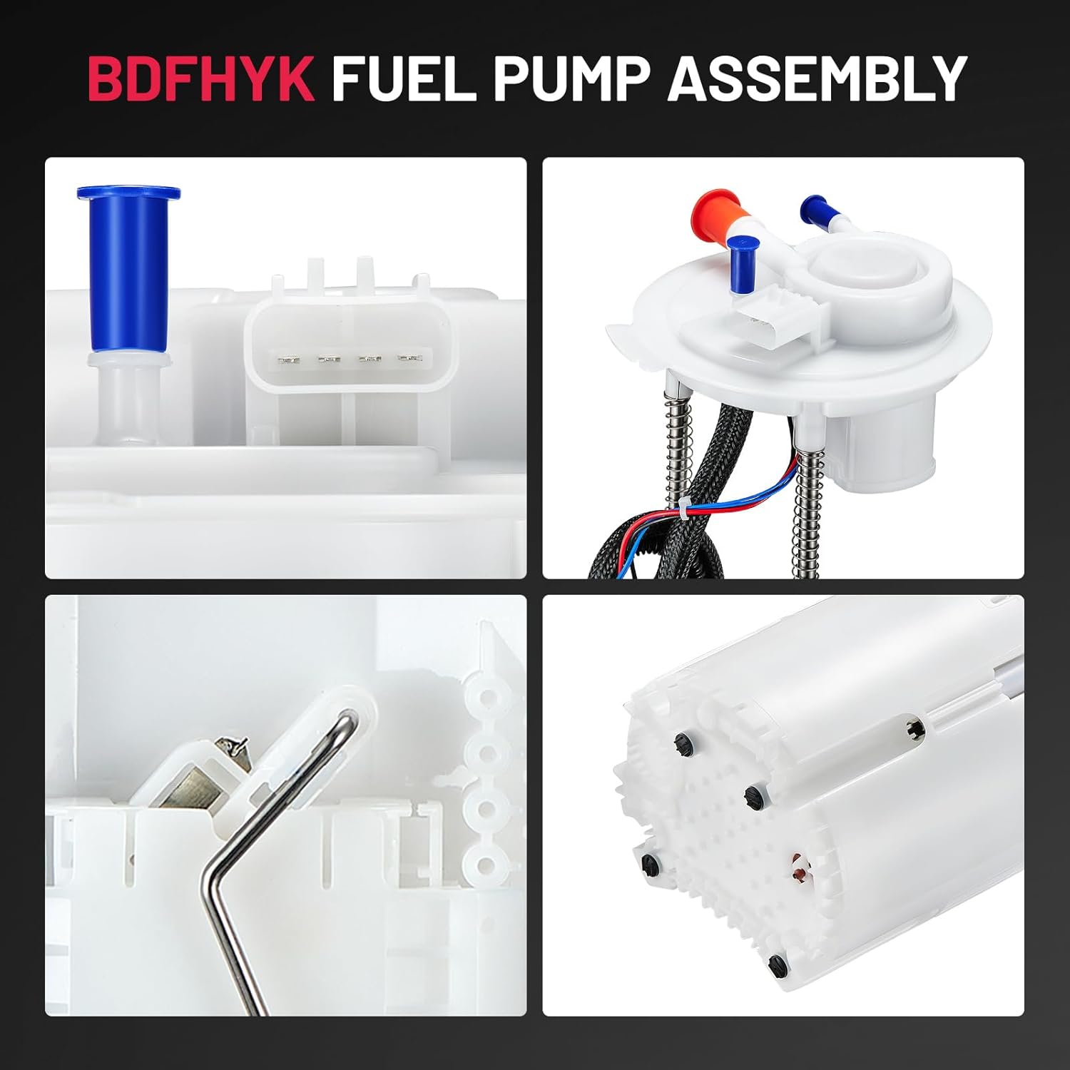 BDFHYK Fuel Pump Assembly E7280M Compatible with Dodge Dart 2013-2016 L4 2.0L 2.4L, Compatible with Jeep Cherokee 2014-2016 L4 2.0L, Replaces P77057M, FG1560