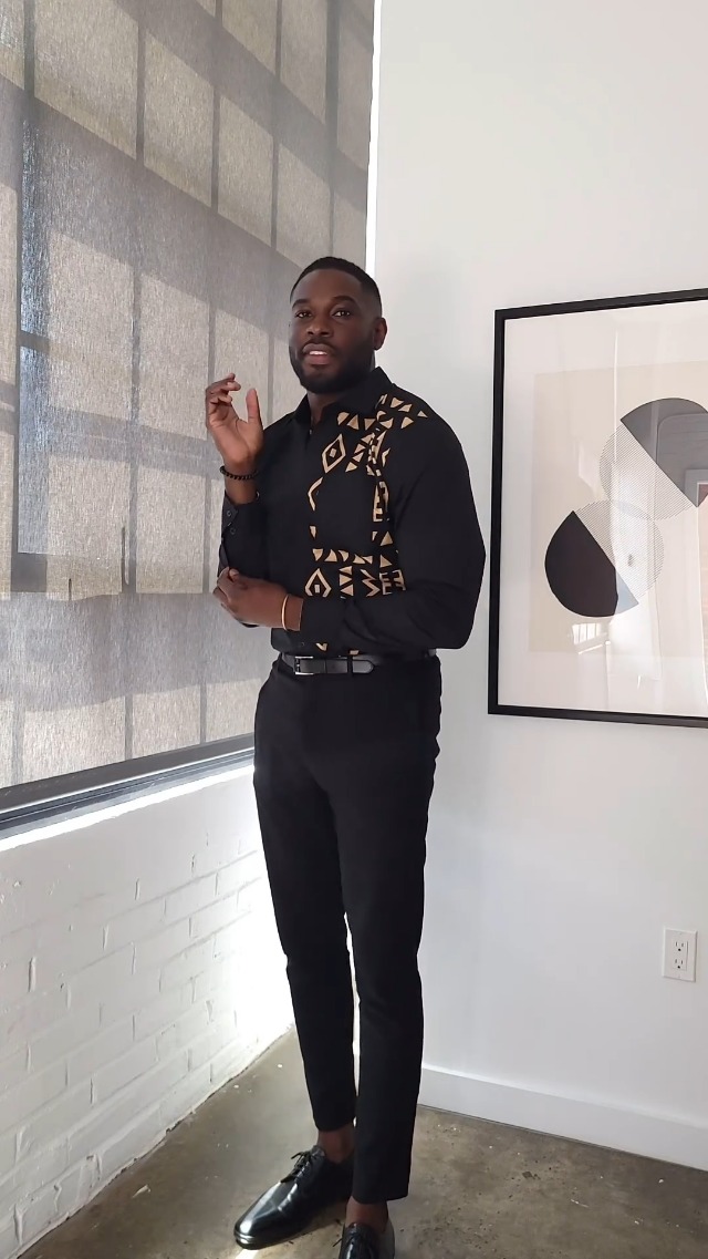 AgAwd  アガウド　Design Button Tops BLK Taylor Button Down Top - Black | Fashion Nova