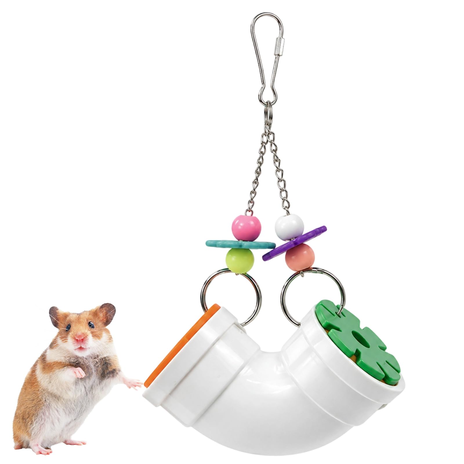 XZSKD Rat Toys and Rat Cage Accessories, Enrichment Foraging Toy for Intelligent Small Pets, Interactive Treat Dispenser with Hanging Design, Mental Stimulation and Boredom Prevention Solution