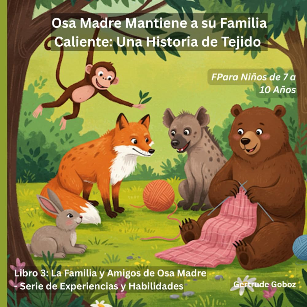Osa Madre Mantiene a su Familia Caliente Una Historia de Tejido (TÍTULO DE LA SERIE: LOS LIBROS DE EXPERIENCIAS Y HABILIDADES DE LA FAMILIA Y AMIGOS DE MAMÁ OSA)