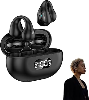 ouvido abertos | ouvido condução óssea - ouvido condução óssea para som ambiente, ouvido Blue Tooth compatíveis com esportes corrida Uwariloy