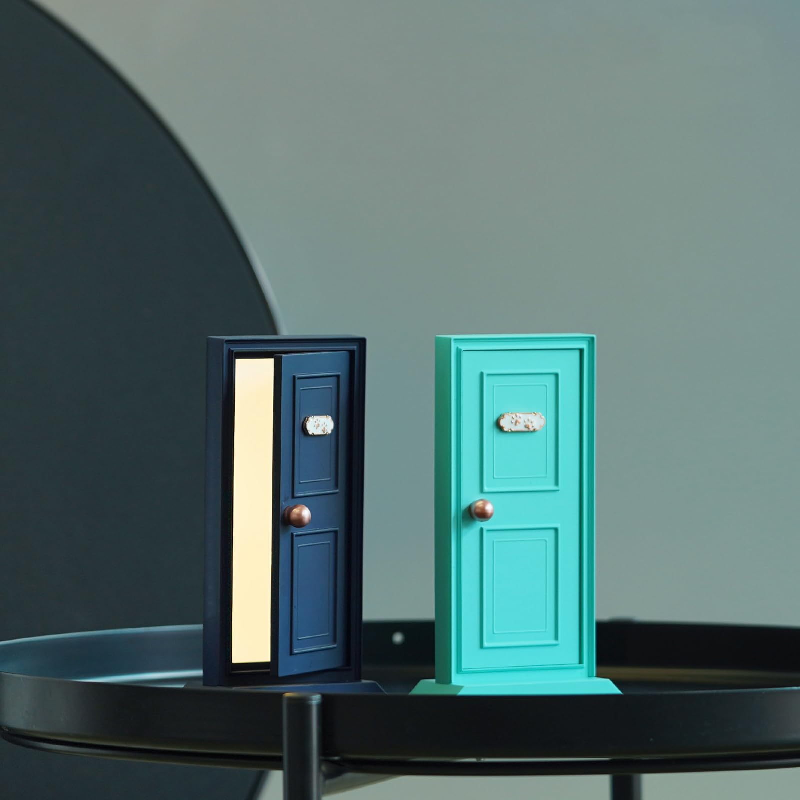 Lámpara De Noche Led Abre La Puerta A La Luz, Lámpara Ambiental Creativa con Forma De Puerta, Luz De Ambiente Única para La Decoración del Hogar, Dormitorio