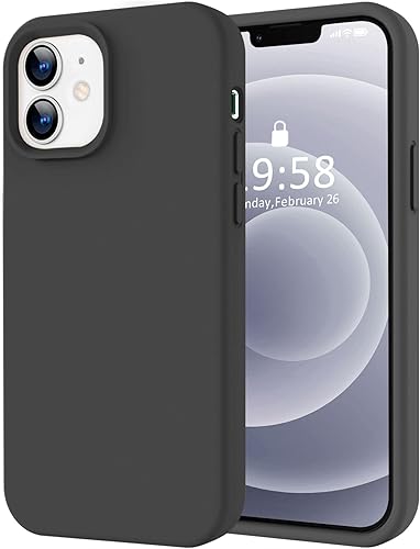 LOVE 3000 Funda diseñada para iPhone 12iPhone 12 Pro, silicona de alta calidad con forro de microfibra suave antiarañazos funda protectora a prueba