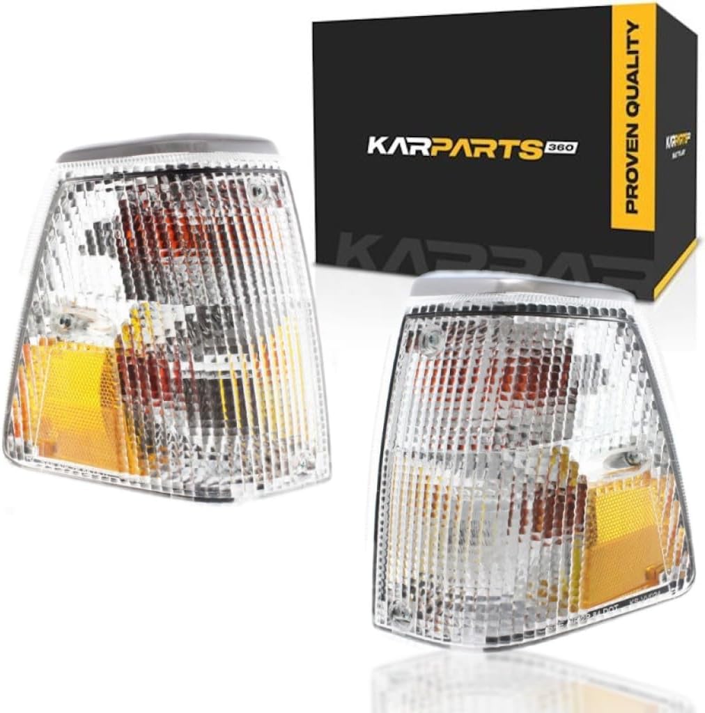 For Volvo 240 Parking Signal Light Assembly 1986-1993 Pair Driver and Passenger Side | VO2520102 | VO2521102 | 1312623-0
