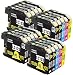 Produktbild Yellow Yeti Ersatz für Brother LC123 20 Druckerpatronen kompatibel für Brother DCP-J132W MFC-J6920DW DCP-J4110DW DCP-J552DW MFC-J4610DW MFC-J6520DW MFC-J870DW MFC-J6720DW DCP-J152W MFC-J4510DW