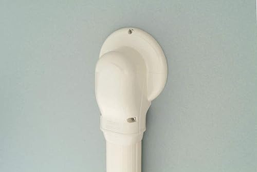 Miniatura 2 de Inaba Denko SDI-77-66-K Plumbing Cosmetic Cover, Different Diameter Adapter, For Wall Corner Size Down, Black