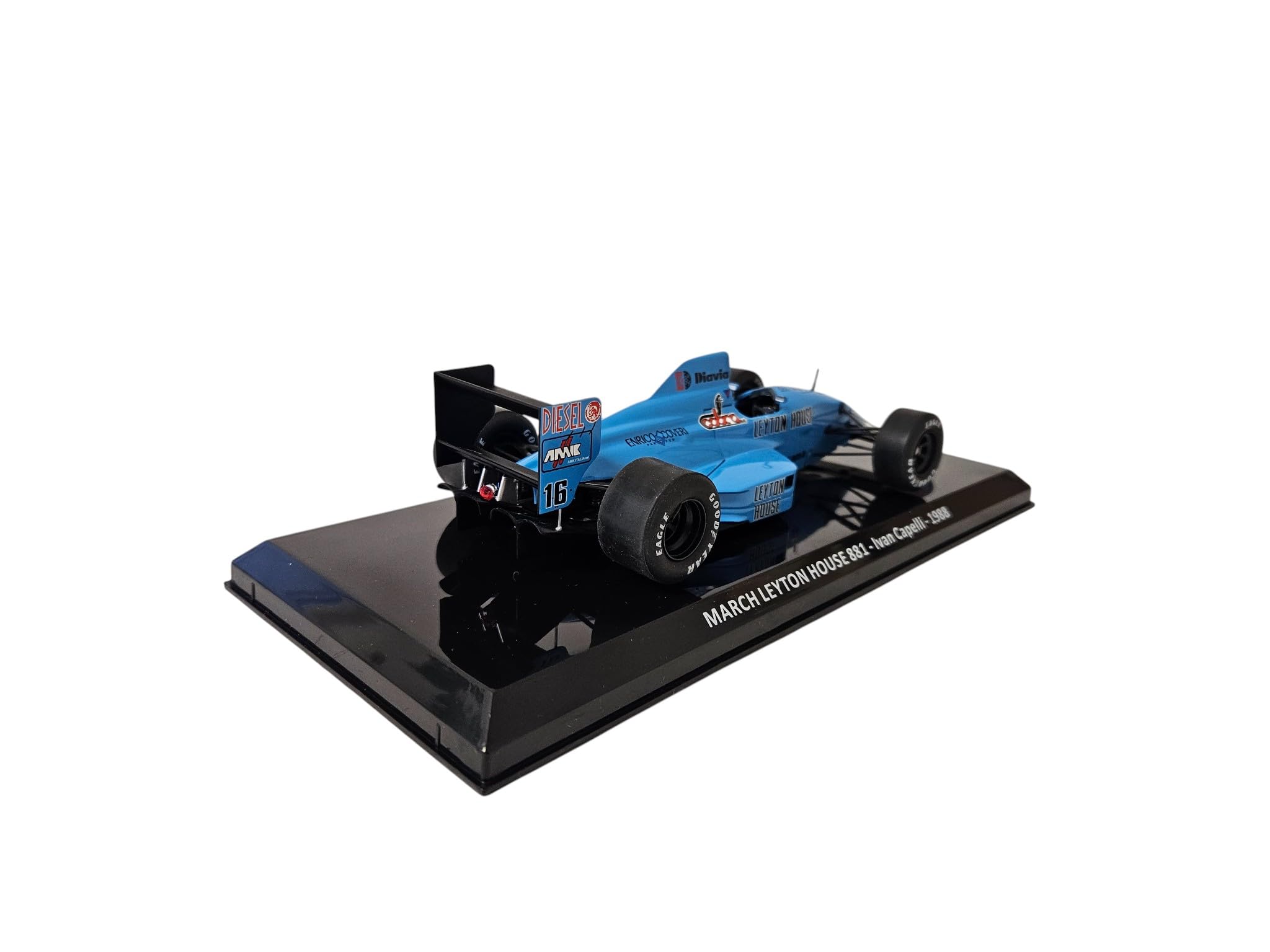 OPO 10 - Auto di Formula 1 in Scala 1/24 Compatibile con March Leyton House 881 Ivan Capelli 1988 GP F1 - OR103