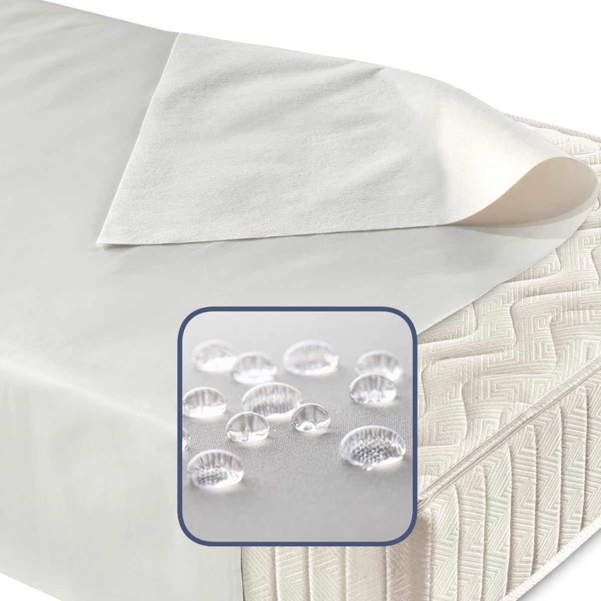 Protège-matelas imperméable 100x180 cm pour des nuits sereines et sèches