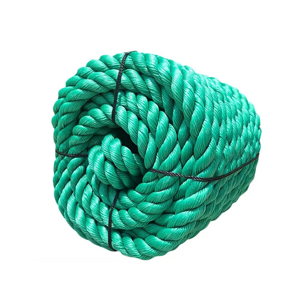 Corde en polyéthylène tressée 16mm x 80m pour jardinage et survie