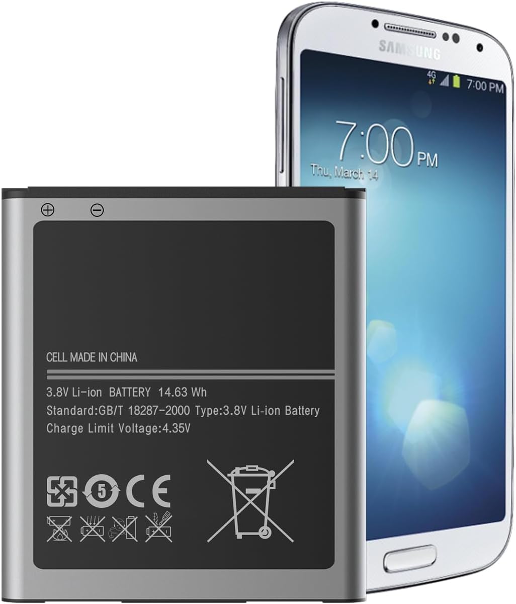 HamnaKhu [3850mAh] Galaxy S4 Battery, High Capacity EB