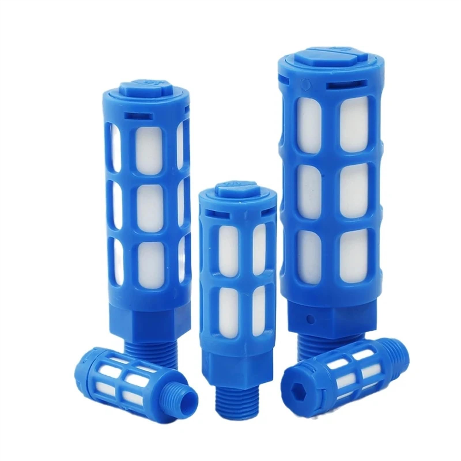 Silenziatori Pneumatici, marmitte, silenziatori Filtro antirumore Silenziatore di Scarico Pneumatico(Flat,1/2")