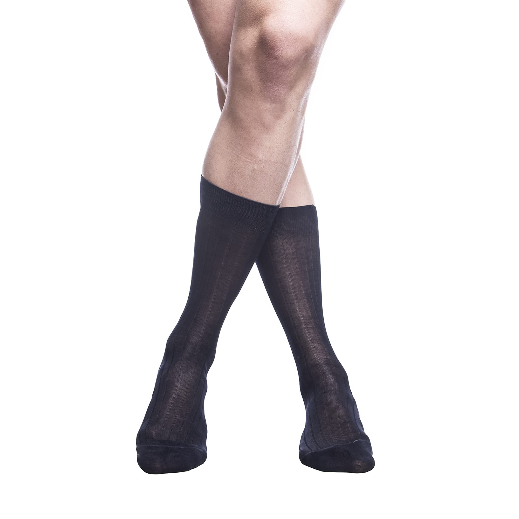 PETTI Artigiani Italiani - Calzini, Calze Uomo, Calzino Uomo, Calze Lunghe e Corte Uomo, 6 Paia Calze Uomo Filo di Scozia, 100% Made in Italy