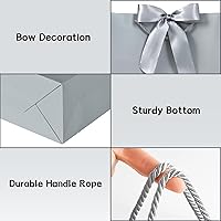 Vista 6 de Bolsas de regalo JMANNI, 1 pieza de bolsas de regalo grandes con cinta y 1 tarjeta de felicitación con 2 papeles de seda, bolsa de regalo de papel