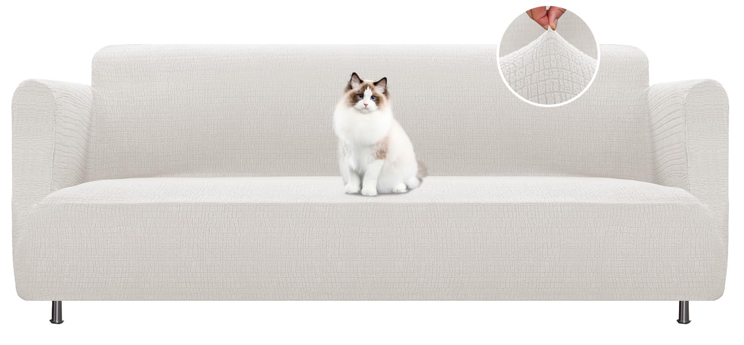 Bellahills Pale Oak High Stretch Sofa Cover 4 Seater Replacement Compatible Cover For Söderhamn Sofa Non Slip Sofa Slipcovers For Living Room Couch Covers Washable Furniture Protectors (4 Seater, )