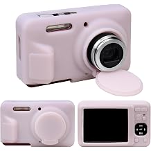 RAIALL KODAK PIXPRO FZ55 Digital Camera Case, Soft Silicone Protective Case for KODAK PIXPRO FZ55 Vlog Camera Lightweight FZ55 Camera Case Cover Grip Body Skin Jelly Pink