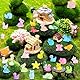 XIMISHOP 106 Stück Mini Harz Tierfiguren, Winzige Kleine Tiere Figuren Mehrfarbige Kunstharz Tiere Ornamente Enten Huhn für Dekoration von Miniatur Landschaftsgärten Bonsai Fischbecken Aquarien