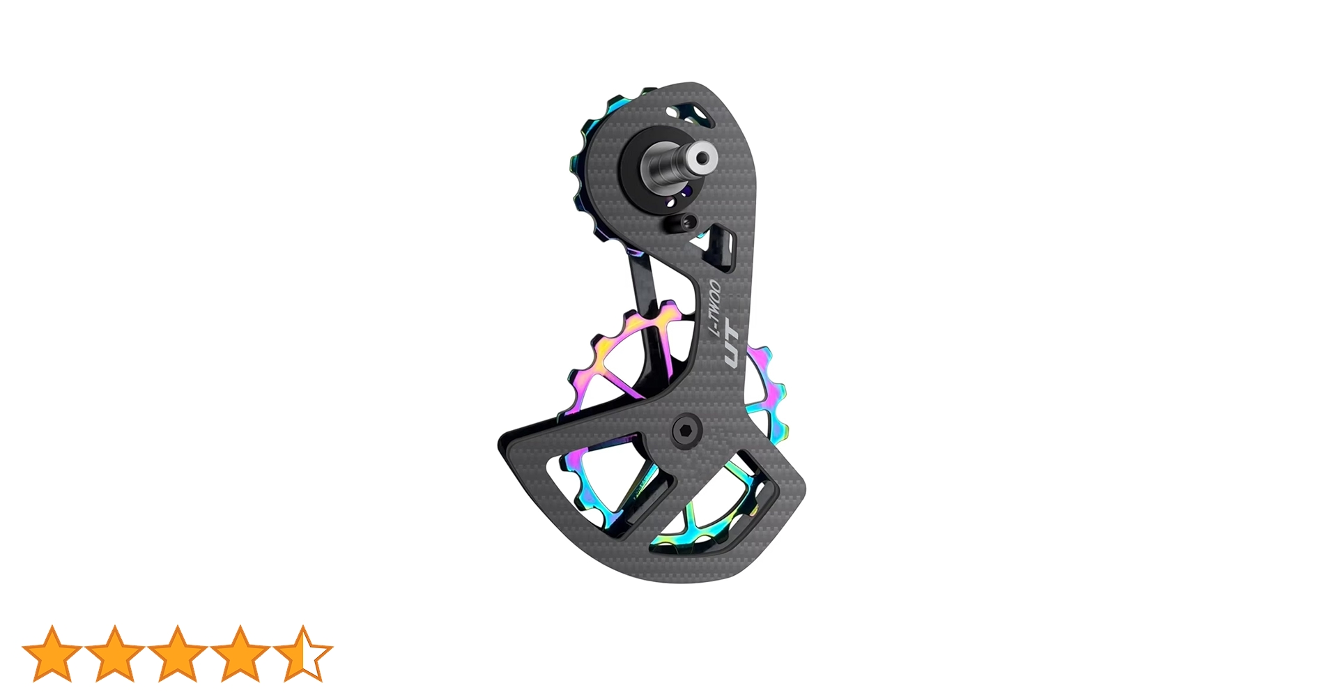 ★チェーン＋スプロケ＋セラミックビッグプーリー★豪華3点セット★レインボーカラー ライディアから限定カラーのビッグプーリー＆楕円インナー