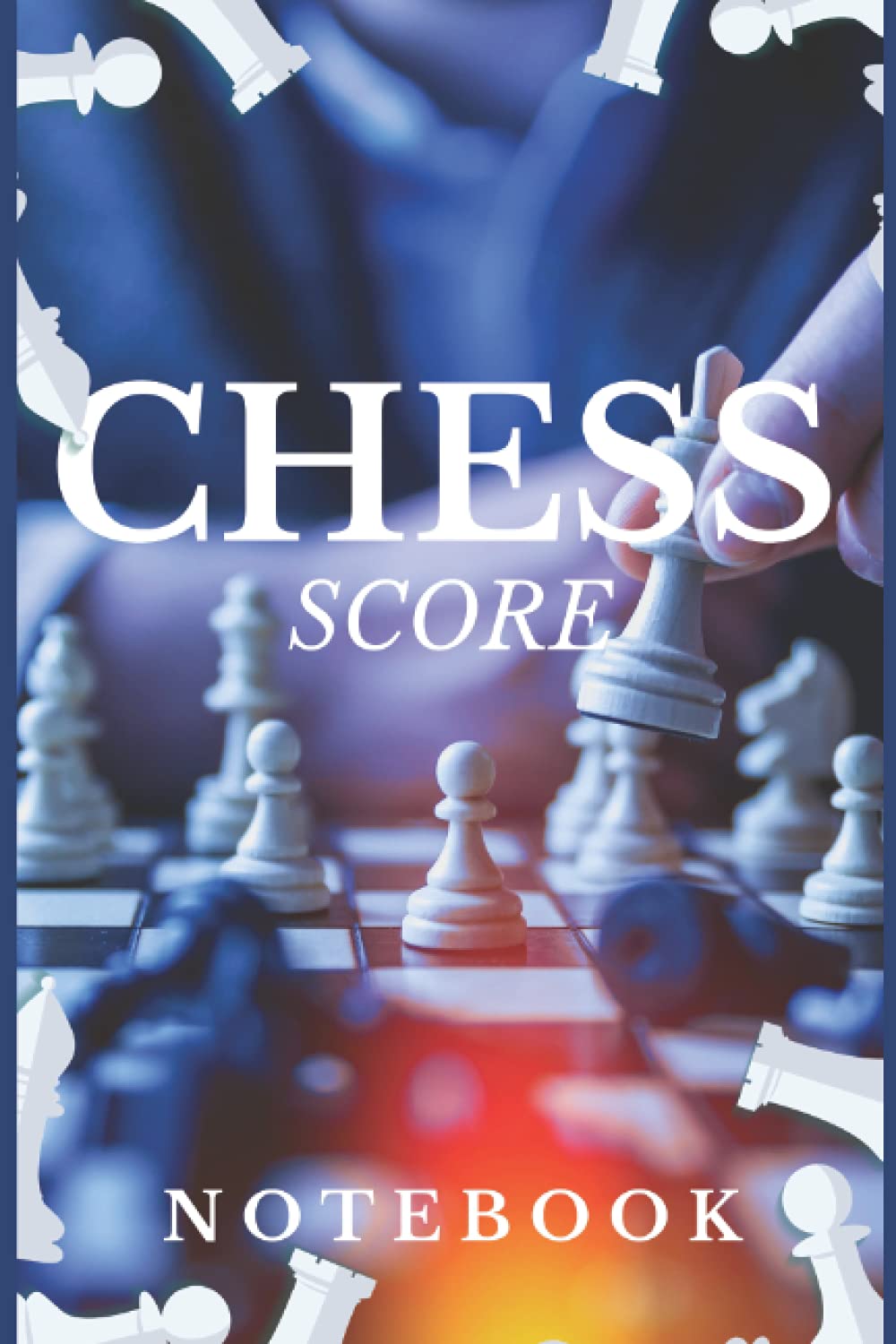 Chess Game Record Keeper Book: Chess Scorebook 100 Games (99 Moves), Move Recorder Log, Chess Score Book, Gift Idea for Chess Lovers, funny game, chess book,