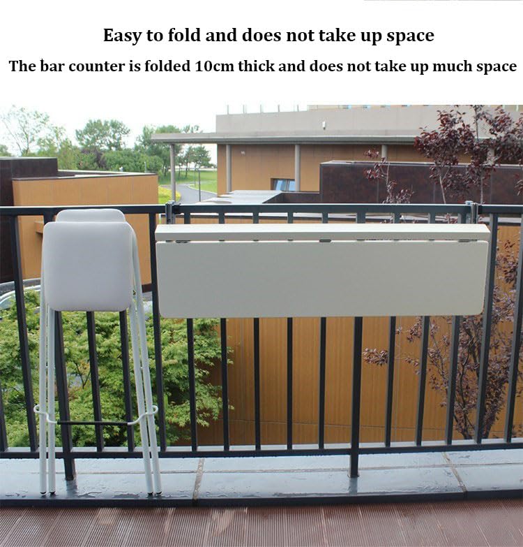 Table de balcon réglable en alliage d'aluminium durable et résistant - 3