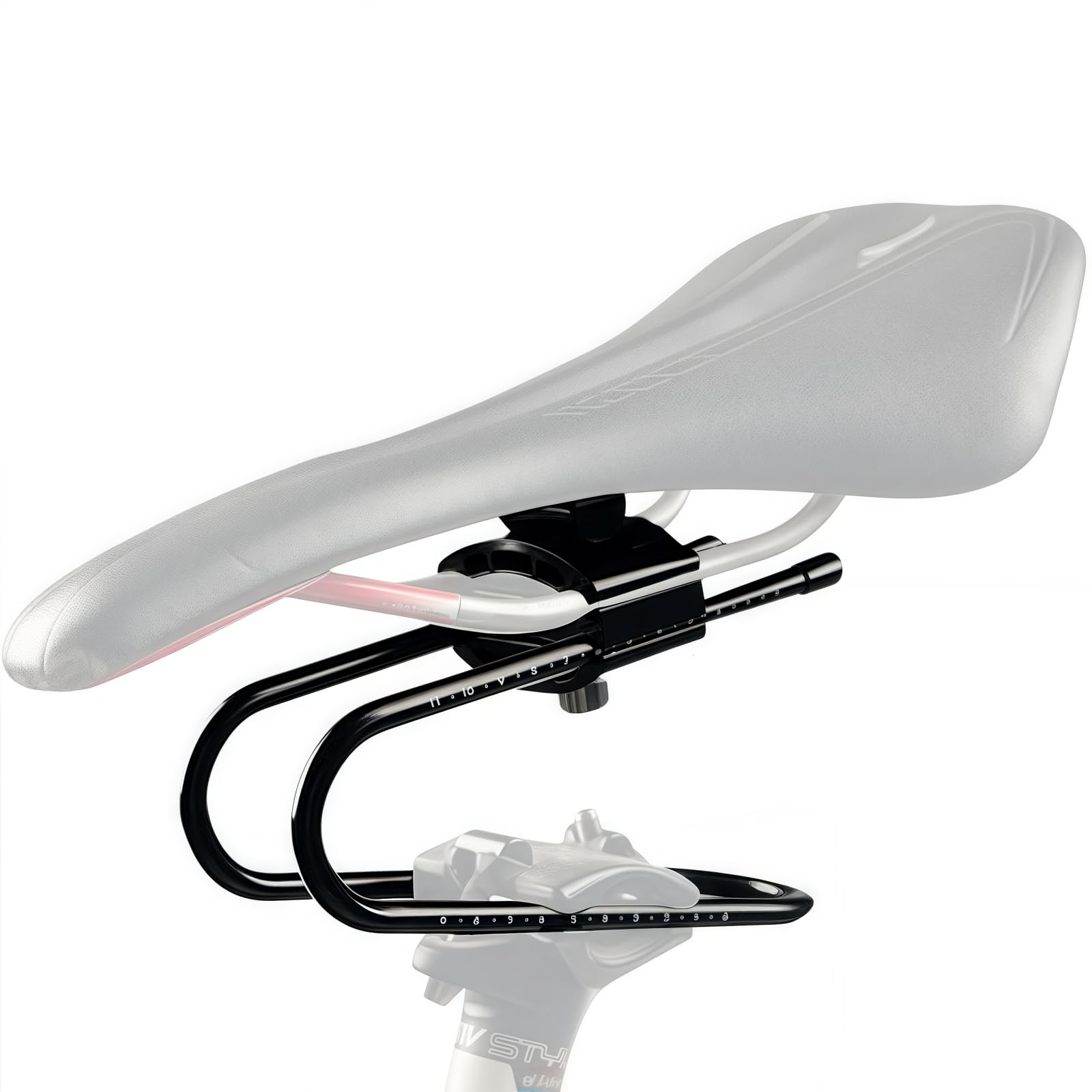 YYunying Aluminium Bicycle Saddle Shock Absorber, Black