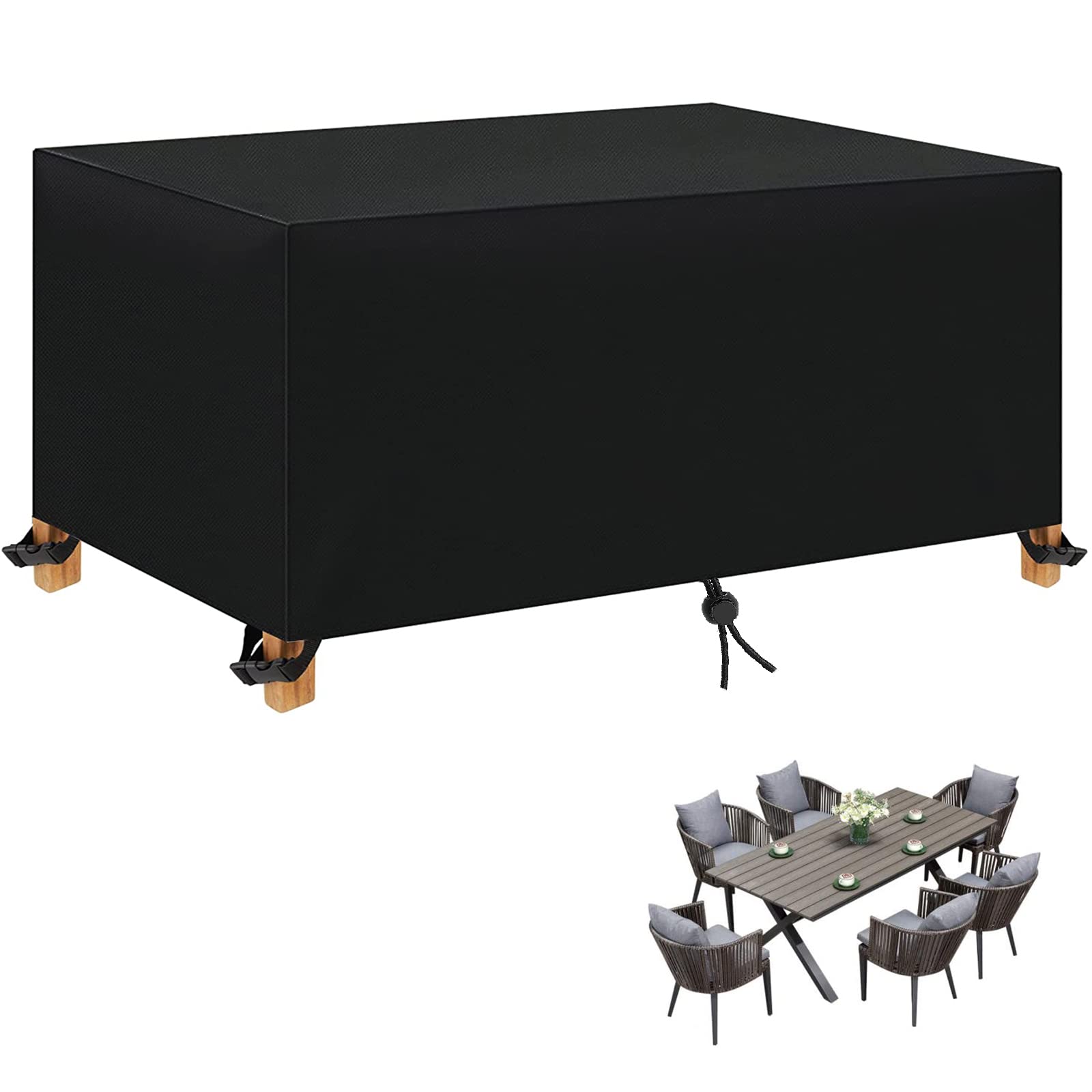 Housse Salon De Jardin Exterieur 240x100x90cm/LxWxH