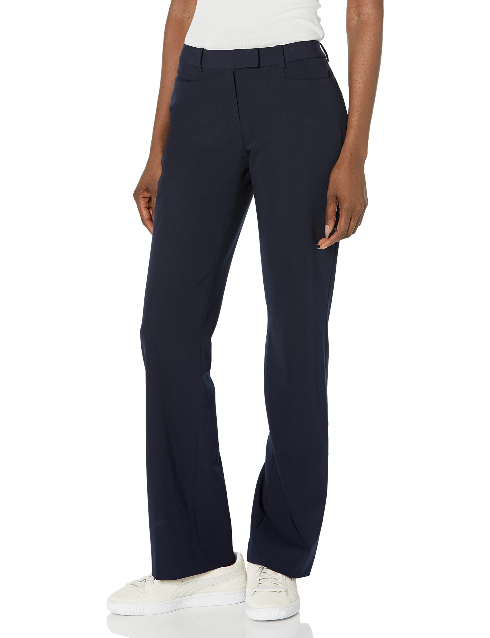 Tommy Hilfiger Damen Anzughose Arbeitshose mit Schmal Zulaufendem Bein